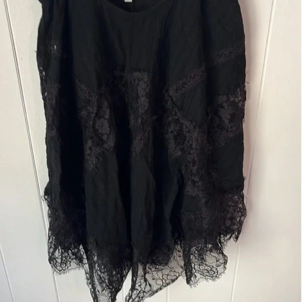 Lisa Robertson Black Lace Tank Top Blouse - Picture 2 of 4